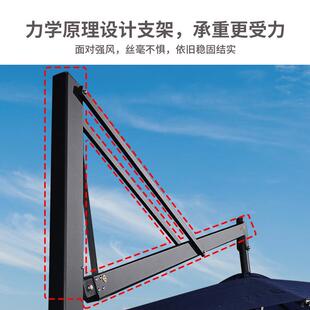 外贸出口款户外庭院花园罗马伞侧立柱露台酒店悬挂式遮阳伞室外