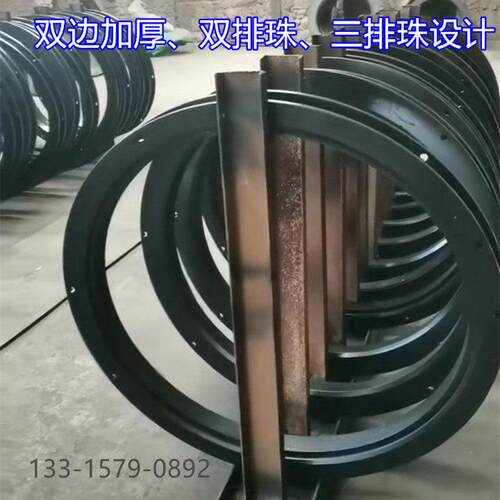 现货升降机械转向轴承推车平板车旋转圆转盘平台回转支承无齿支撑