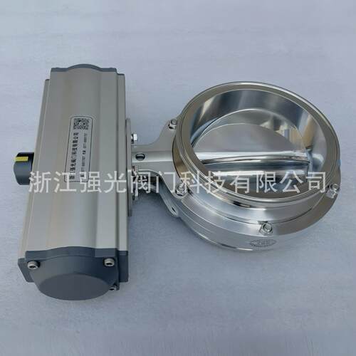 304/316L粉体下料卸料卫生级食品级不锈钢快装气动旋转六瓣阀