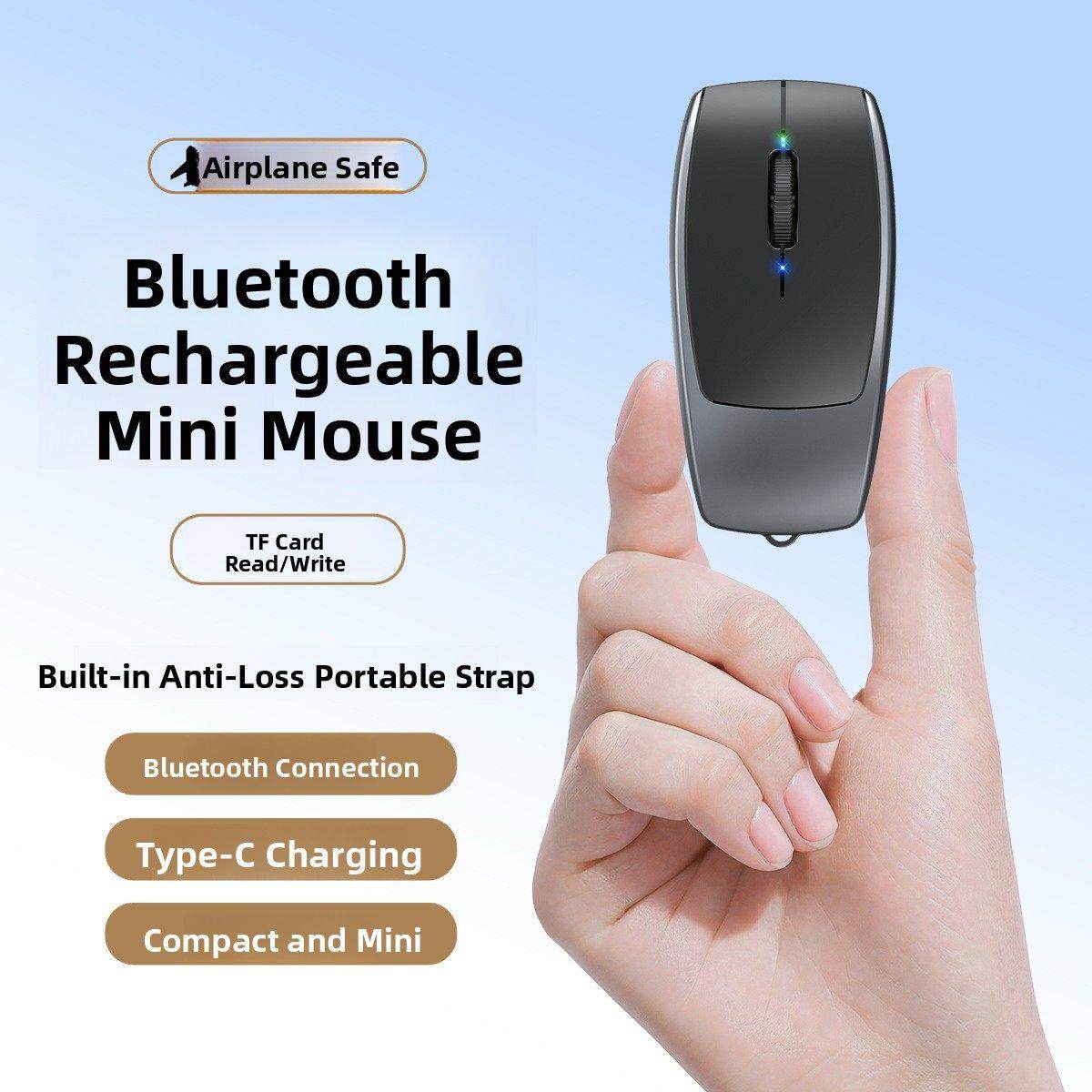 【手机也可以用】迷你鼠标超小型静音充电笔记本便携式办公通用无