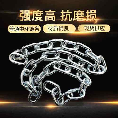 厂家定镀锌链条 热镀锌铁链条现货供应 强度高Q235精装饰绿化链条