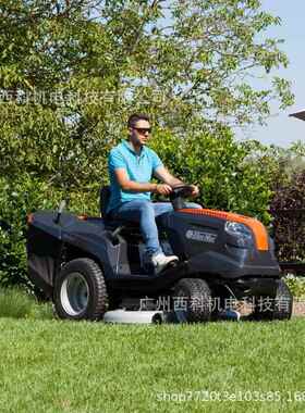 口欧玛草坪车OM4乘自骑KDN进式割草机OM123汽油座驾式草坪机走8割
