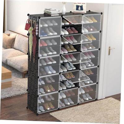 Dust proof shoe rack simple combination shoe storage cabinet