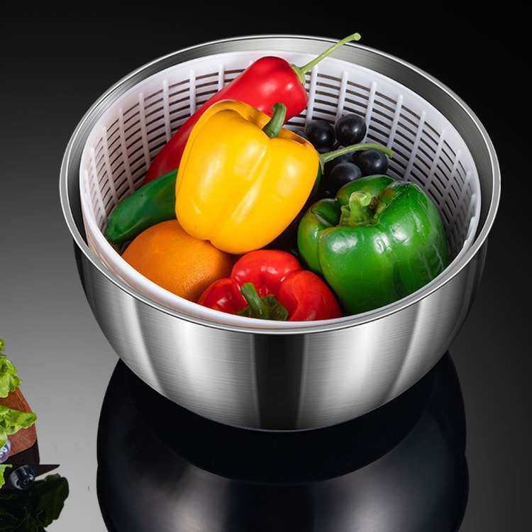 不锈钢电动蔬菜脱水器洗菜器家用果蔬甩干机厨房电动沥水篮,厨房/烹饪用具,手动果蔬脱水器/甩水器,淘宝优惠券,粉丝福利购,淘宝优惠卷