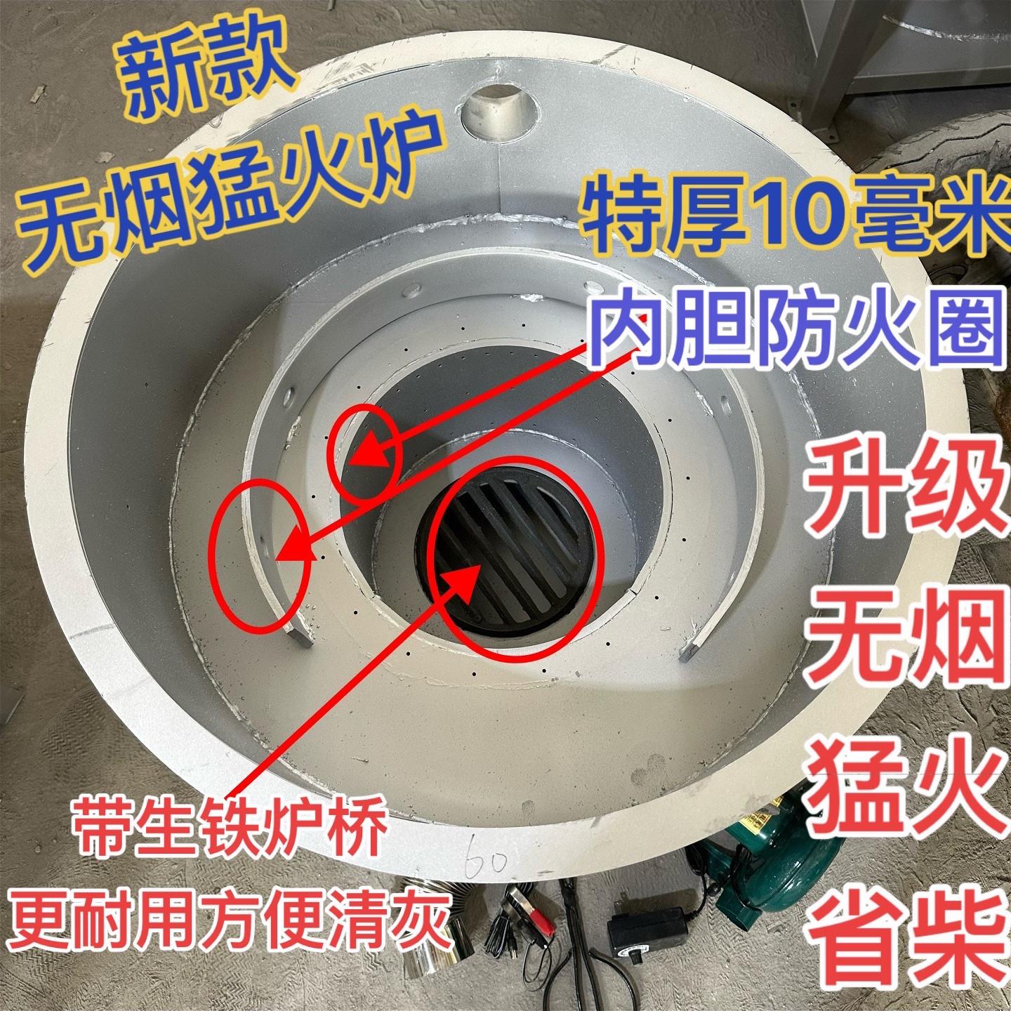 超厚柴火灶1公分内胆新式正品无烟柴火灶家用木柴灶商用柴火炉图片