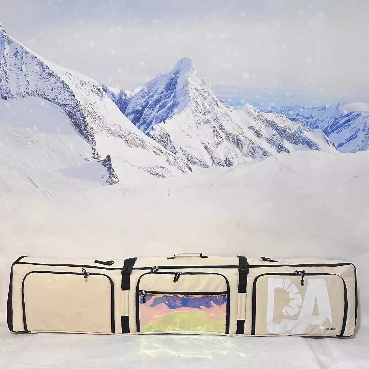 包滑雪板带分离板可加可双肩滑雪背包单板包logo可装备托运干湿轮