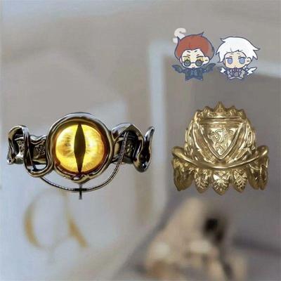 好兆头 Good Omens:ca戒指蛇瞳开口尾戒奇幻喜剧影视周边食指戒