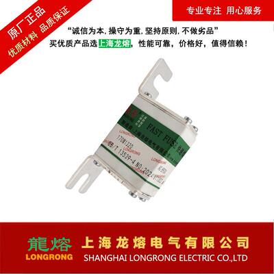 快速熔断器170M1320AC690V200A，银片熔芯，上海龙熔电气
