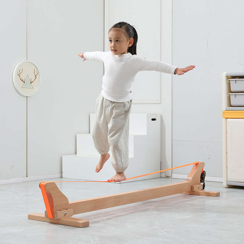 儿童走扁带幼儿园感统训练器材家用平衡木锻炼体能玩具户外独木桥