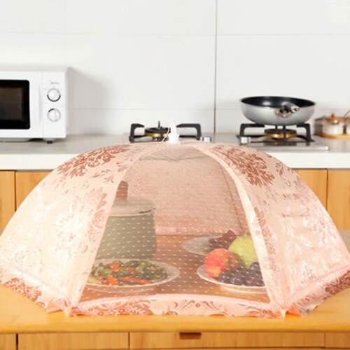 Foldable Mesh Dining Table Cover for Fly Protection, Home-us