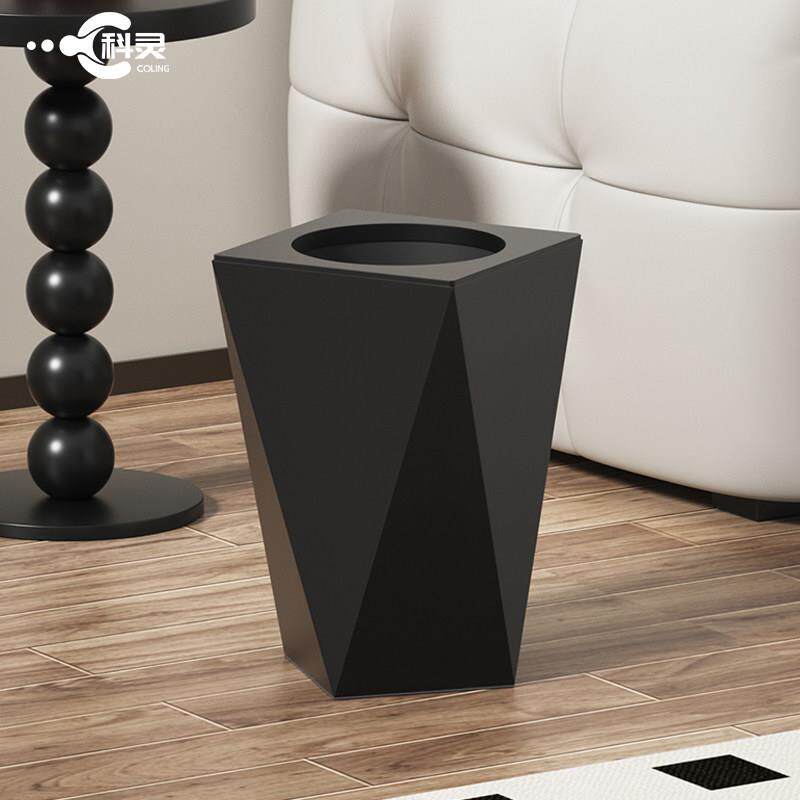 高颜值垃圾桶家用客厅卧室厕所化妆室轻奢ins风双层无盖2025新款