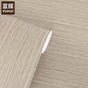 韩版 特厚木纹自粘墙纸壁纸原木色家具翻新贴纸酒店工程波音软片