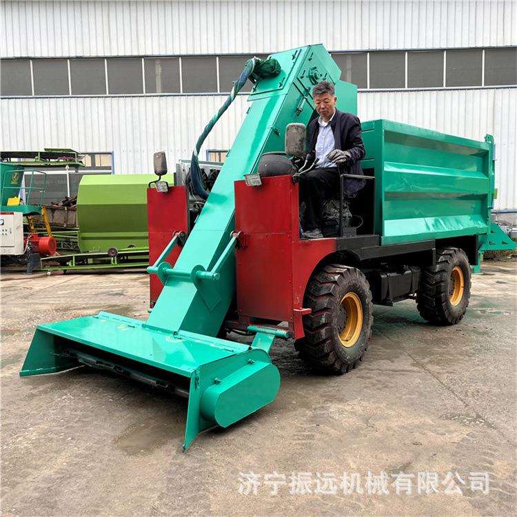 柴油送礼养殖扒粪车液压自卸牛羊清粪机5立方四驱四轮清理机