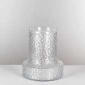 大印章简约棕色吊钟花瓶高级感异形水培插花器家居客厅样板间