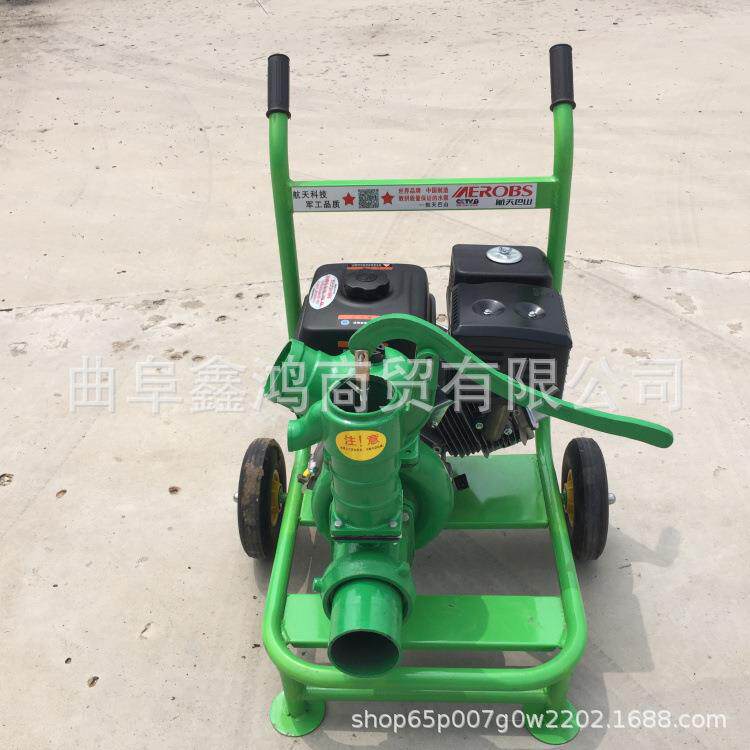 移柴动式00031油三寸自吸泵小型汽油自吸泵寸6地排污养殖工场抽粪
