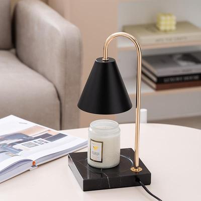 幽谷铃兰香薰熔蜡烛融蜡灯简约可调光香薰灯大理石融烛灯创意台灯