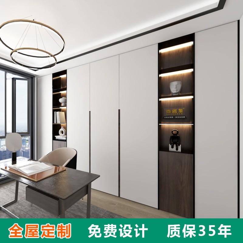 全铝家具衣柜衣帽间铝制全屋家居卧室衣橱铝合金柜子送货上楼安装