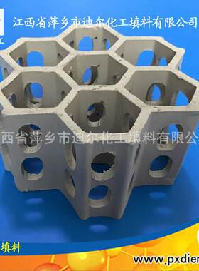 石化焦化炉石化延迟焦化装置专用全瓷填料七孔全瓷组合环填料