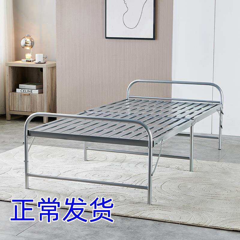 叠床PTCY单人床家用双人床出租简易午休床经房济型12米铁折床.钢