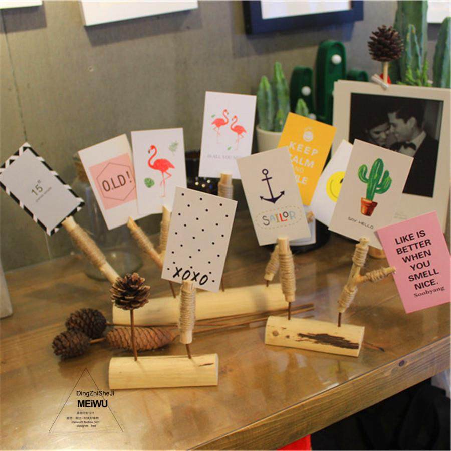 【美物】树枝麻绳相框相架创意手工diy桌面摆件lomo照片夹ins风格