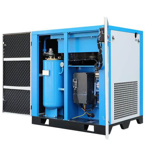 螺杆式空气压缩机7.5kw15kw22kw37kw55kw永磁变频空压机气泵