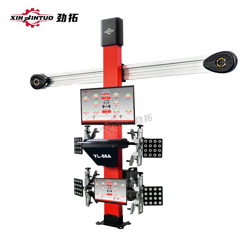 3D位汽车四轮定定仪地藏YL-66A大剪四柱举升机四轮胎店汽修店轮位