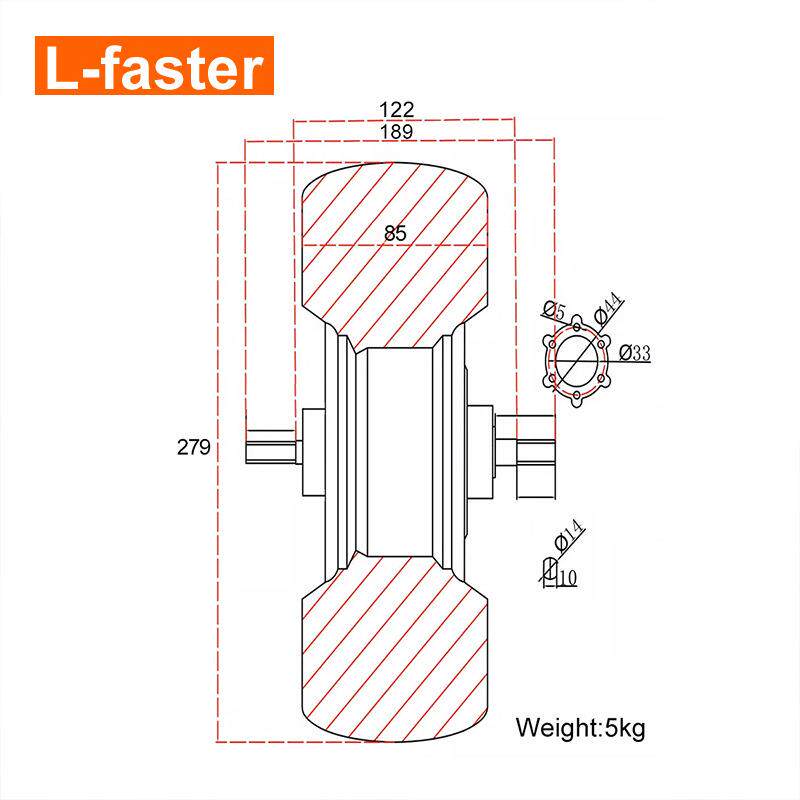 无刷轮毂电机 11 英寸1000W高速扭矩大越野轮胎带油门电动滑板车