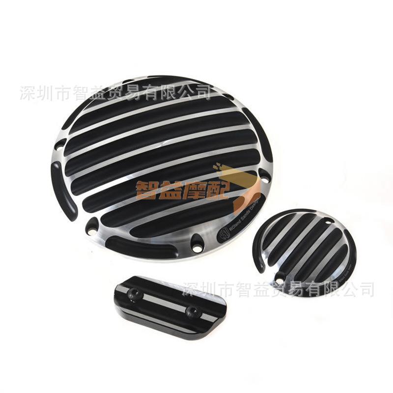 哈雷边盖XL883XL1200X48哈雷改装发动机离合边盖三件套