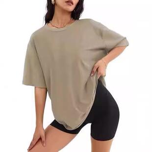 womens summer simple style oversized tshirts casual half