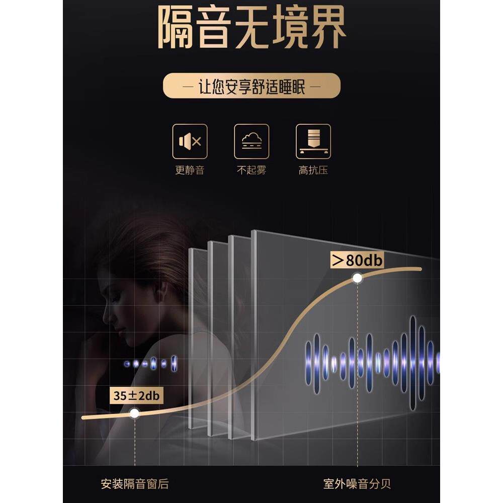 武汉南昌长沙隔音窗户加装夹胶玻璃门窗安装双三层真空封阳台静音