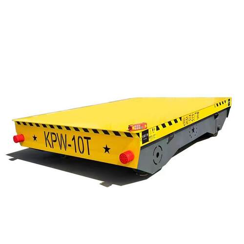 无轨电动地平车10吨货物搬运用0吨50吨电动平车重载舵轮地平车