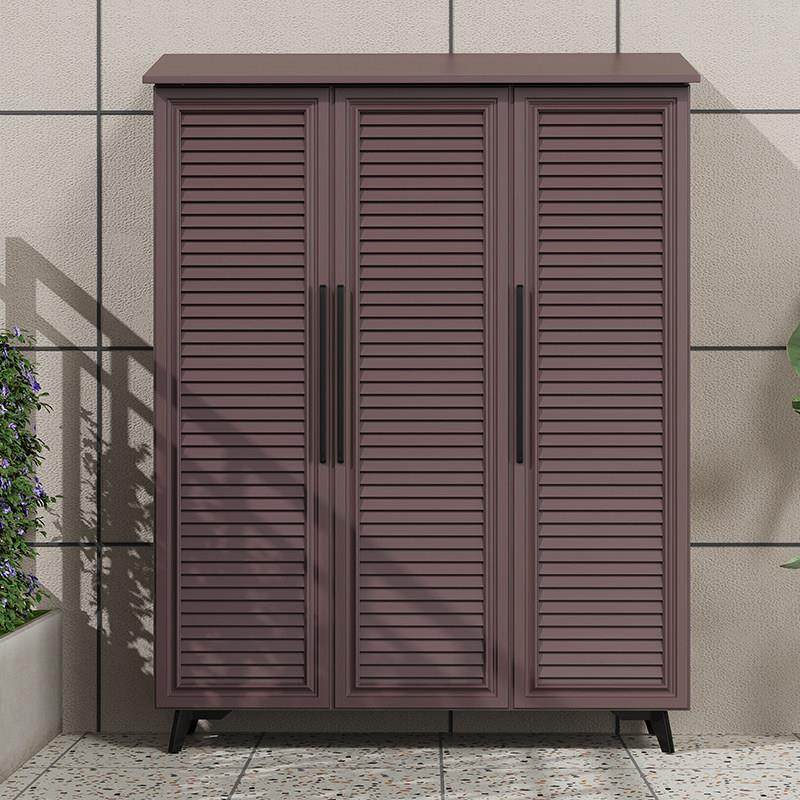 户外收纳柜防水防晒铝合金多功能门口杂物鞋柜别墅置物一体储物柜,收纳整理,收纳柜,淘宝优惠券,粉丝福利购,淘宝优惠卷