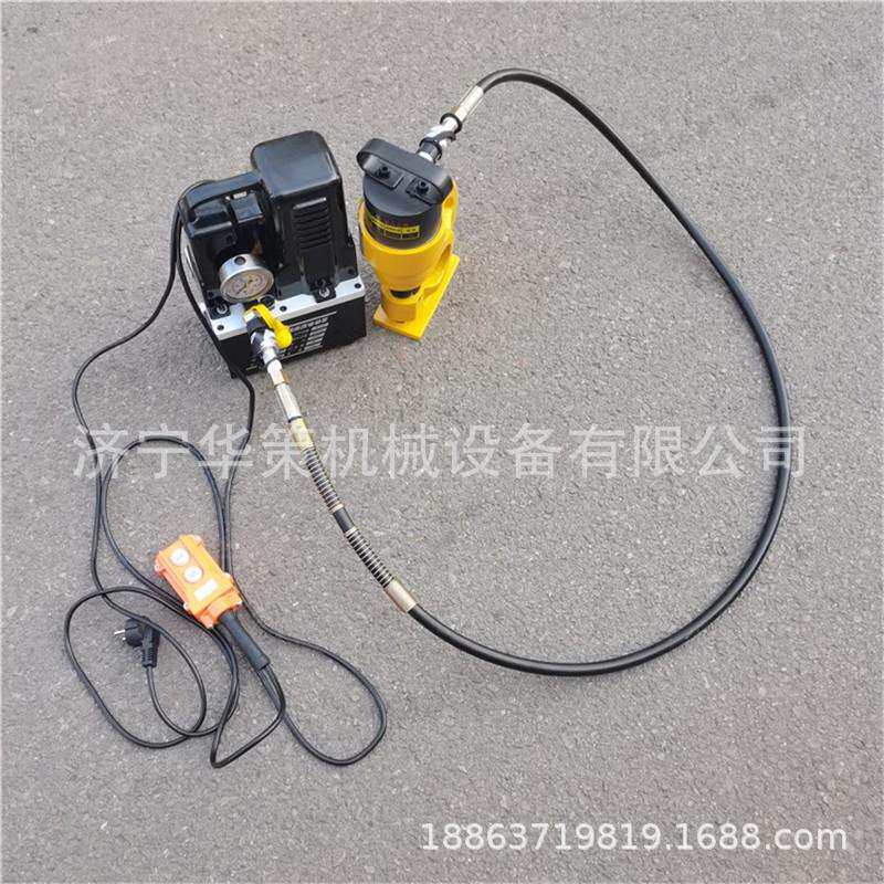电动液压角钢打眼机 220V角铁冲孔器 60型高压油泵冲孔机