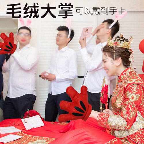 新款直销套鹅套圈圈接亲游戏圈王网红沙雕搞怪帽子大白鹅头套拍照