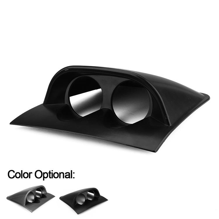 跨境新款改装汽车仪表架 2寸（52mm）双孔仪表座 赛车仪表罩配件