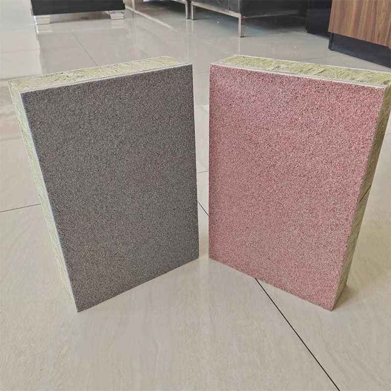 板学校外墙建筑板理石装饰 仿 供应走廊岩棉保温板装饰一体保温