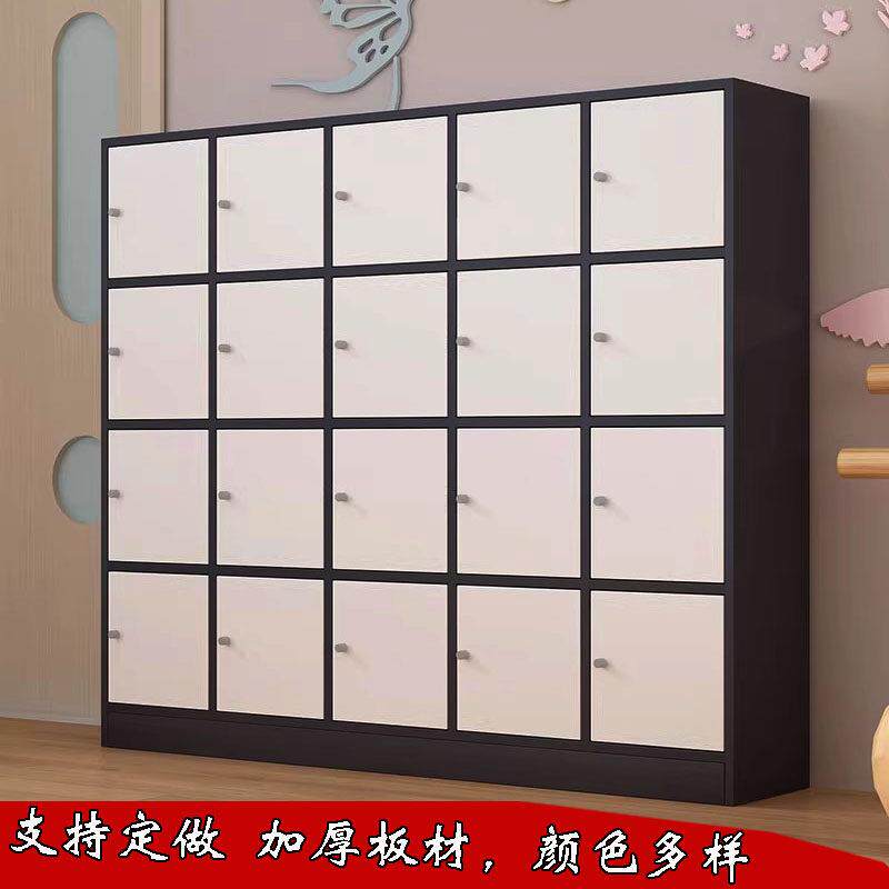 自由组合格子柜带门加锁培训中心更衣柜瑜珈健身房储物柜儿童书柜