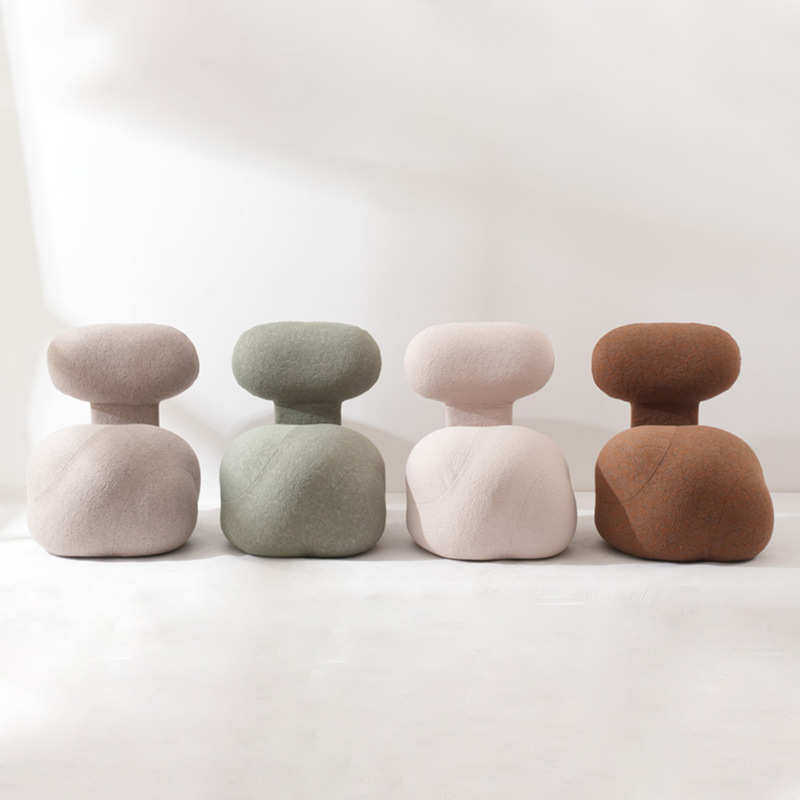 轻奢家用客厅小沙发简约异型鹅卵石布艺沙发创意休闲沙发椅,住宅家具,功能沙发,淘宝优惠券,粉丝福利购,淘宝优惠卷