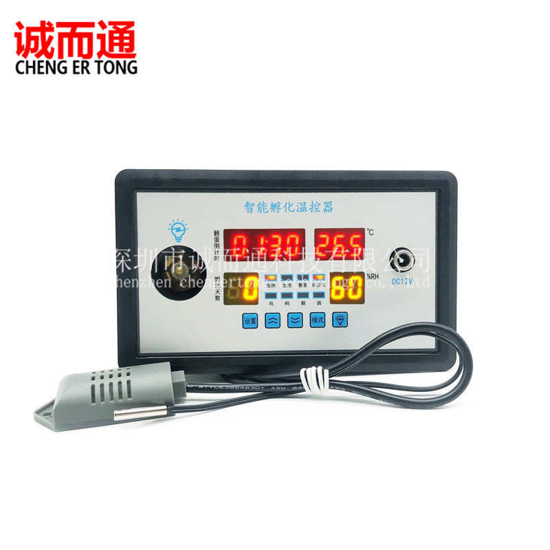 孵化器配件自动翻蛋 ZFX-W9002 智能电子式家用水床孵化箱温控器