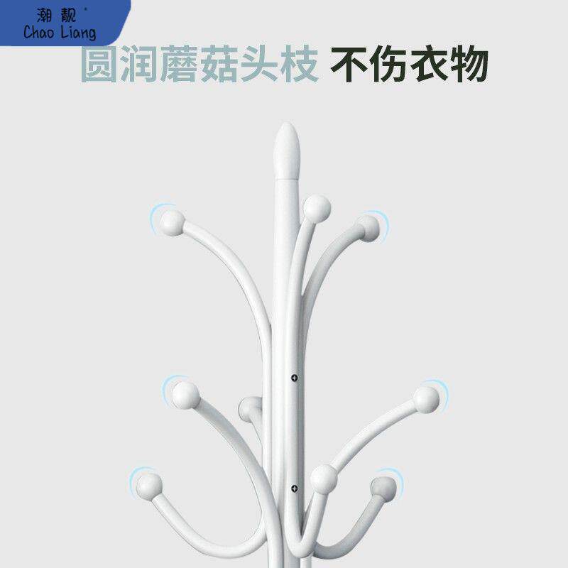 大理石铁艺衣帽架落地挂衣架卧室立式包架客厅衣服架子家用置包邮