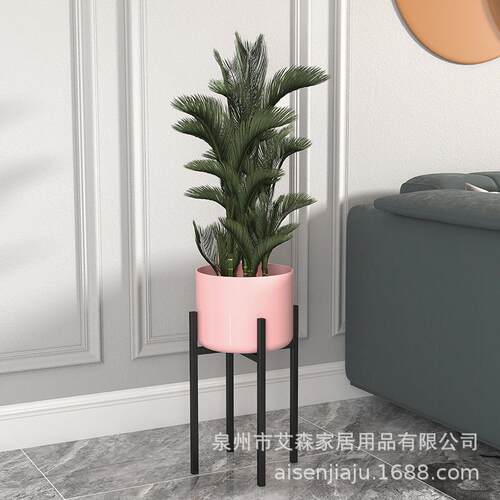 北欧花架铁艺落地式置物架花架子室内客厅阳台绿萝绿植装饰花盆架