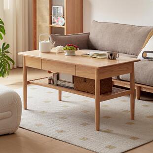 60cm高茶桌餐桌两用 七半云实木高茶几可吃饭桌子客厅家用饭桌高款