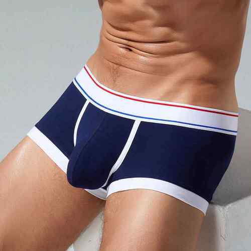 Underwear men's flat cornered youth low waist underwear