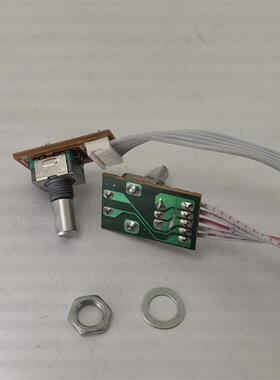 美逊电磁炉 EC11编码器 带线85 带步进20点 带开关 柄含螺纹长15F