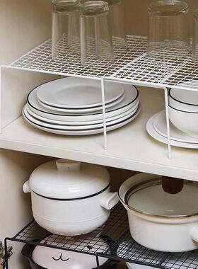 kitchen layering shelves cupboard dish shelf bathroom makeup