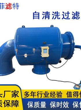 菲滤特品牌 大口径电动刷式网式自清洗过滤器自动快速排污大流量