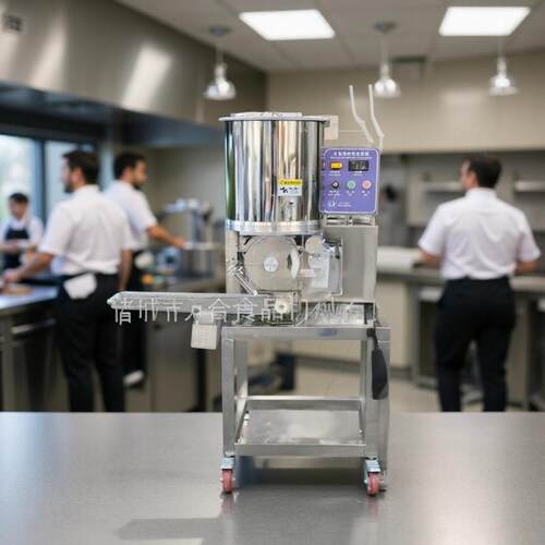 新型汉堡肉饼机上校鸡块成型设备全自动虾饼机宠物食品成型机器