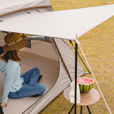 Mounthiker户外露营地新款小帽帐篷防风防雨自动支架