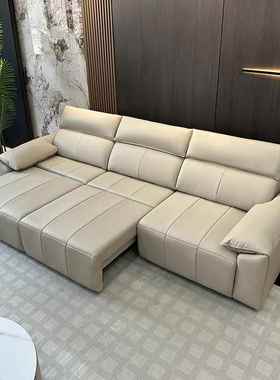 钢琴头枕升健版TQE智能沙发床客级用厅大小户型可意式沙发床