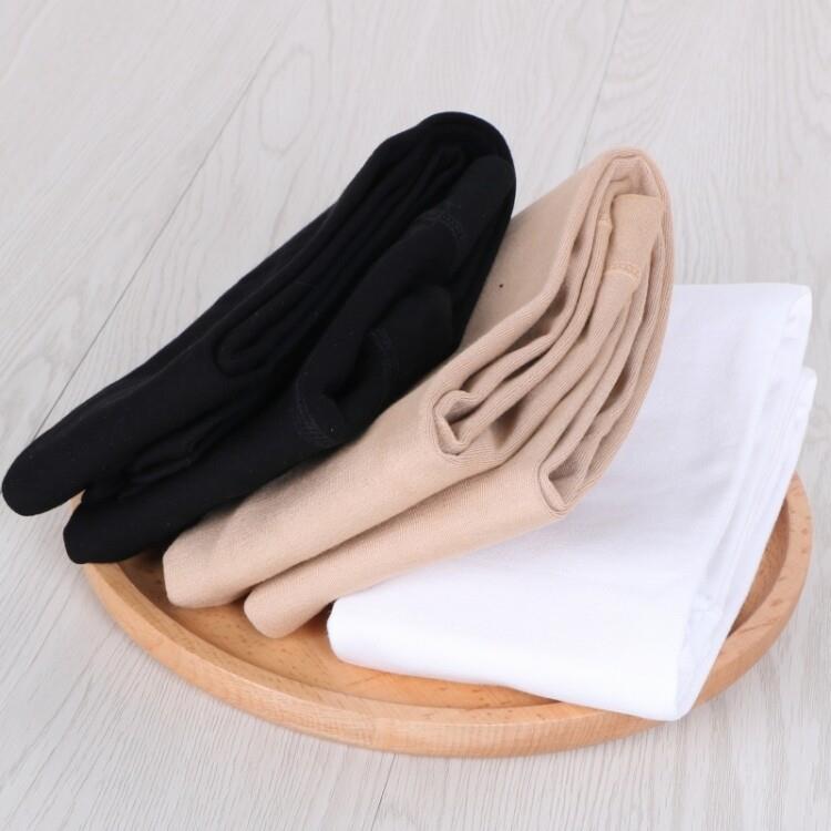 儿童肉色裤袜加薄绒中厚秋冬男女童肤色内搭裤白色舞蹈袜九分裤